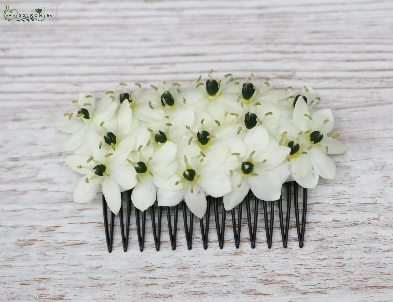 flower delivery Budapest - hair flowers (white ornithogalum)