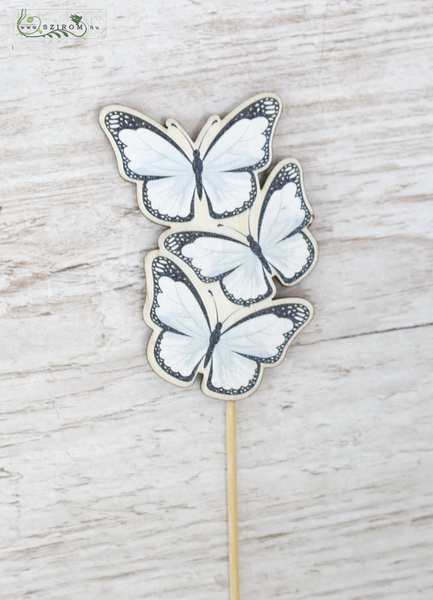 flower delivery Budapest - butterfly figure on stick  8cm