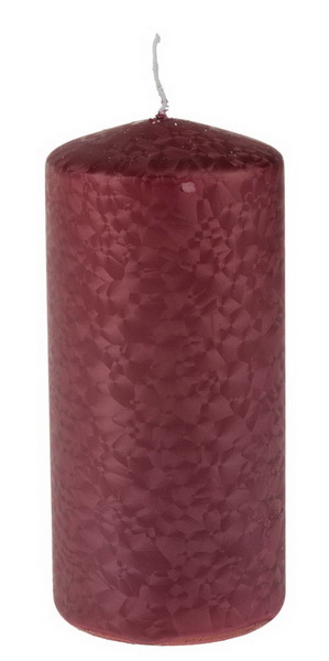 flower delivery Budapest - red candle 14cm