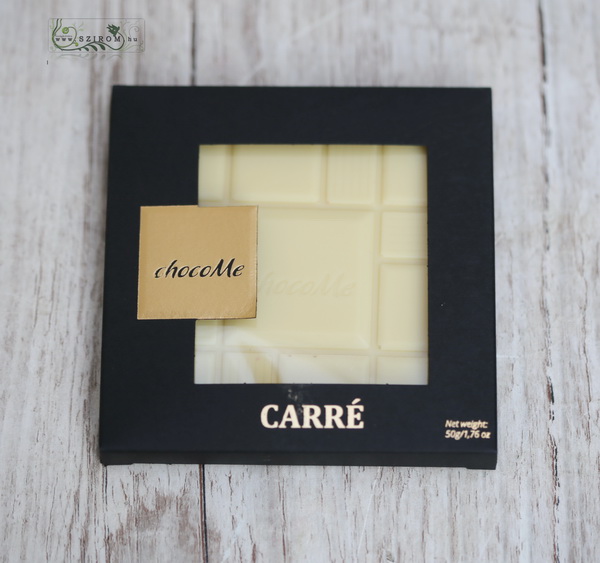 flower delivery Budapest - chocoMe white chocolate 50g