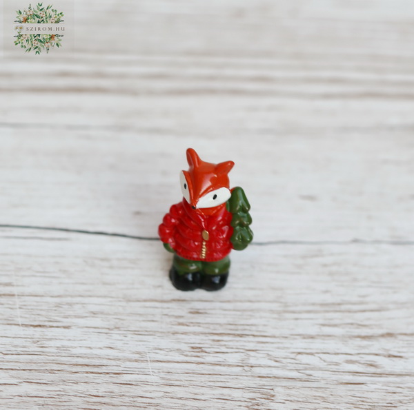 flower delivery Budapest - Ceramic fox, 3cm