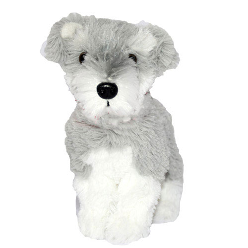 flower delivery Budapest - plush schnauzer dog 15cm