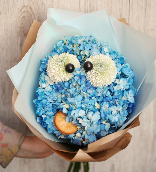 Blumenlieferung nach Budapest - Cookie monster Strauss