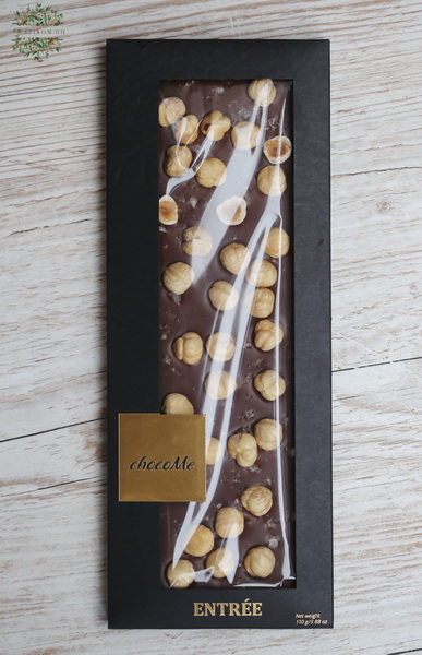 flower delivery Budapest - ChocoMe 100g milk chocolate , nuts and Maldon salt