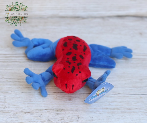 flower delivery Budapest - plush strawberry frog (18cm)