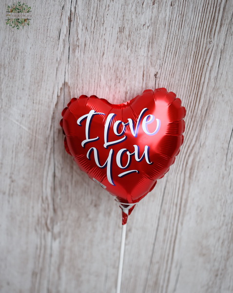 flower delivery Budapest - I love you balloon 17cm