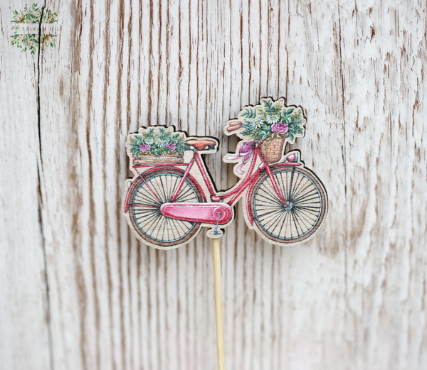 flower delivery Budapest - Wooden bicycle on stick