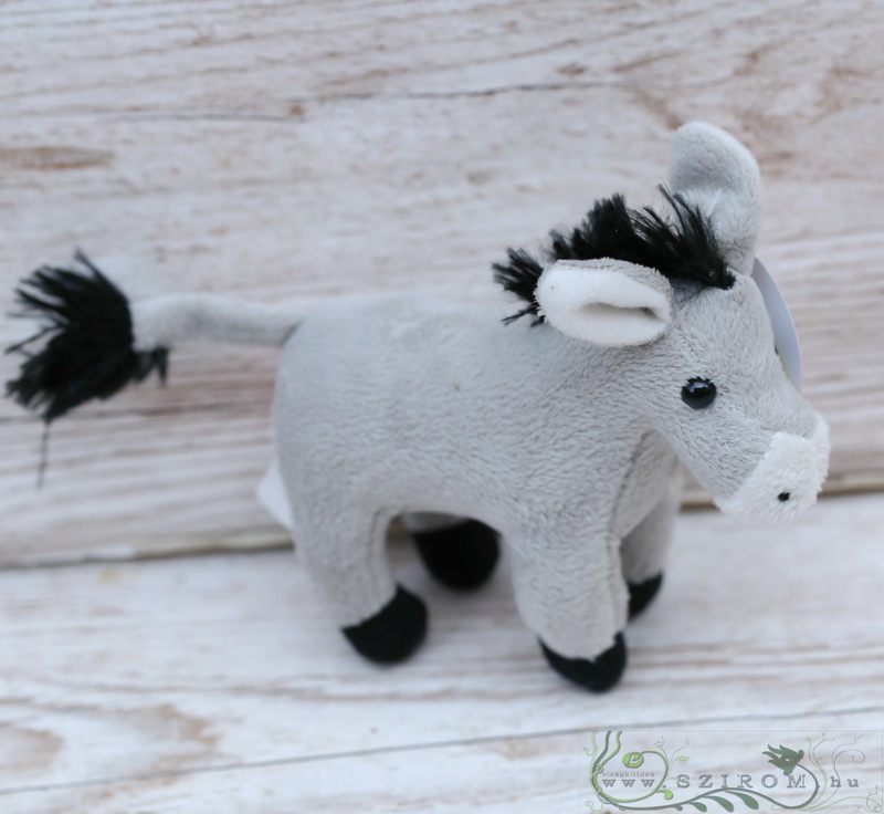 flower delivery Budapest - plush donkey (15cm)