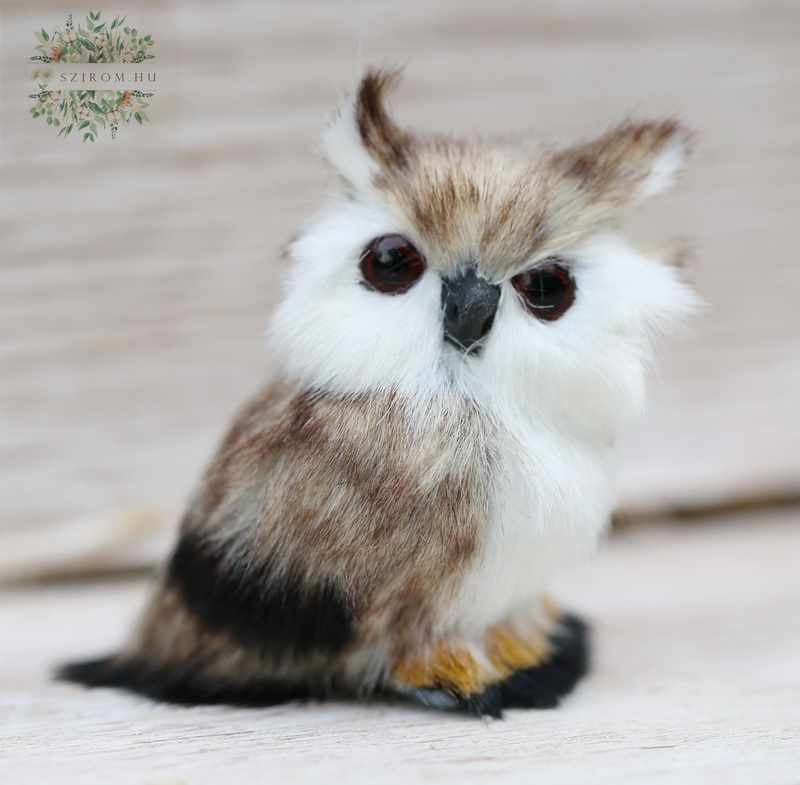 flower delivery Budapest - eared owl figurine (6cm)