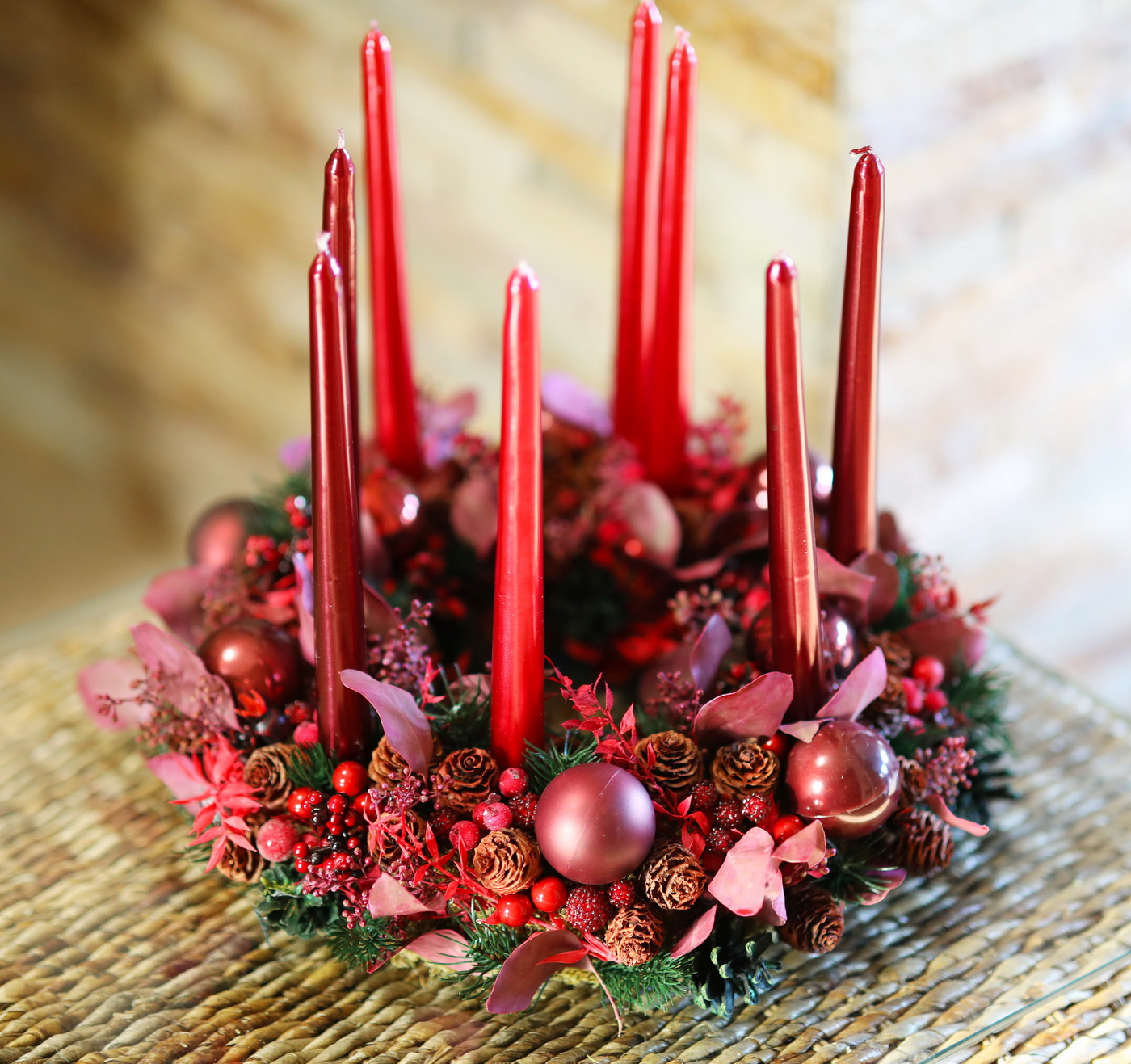 flower delivery Budapest - Advent wreath