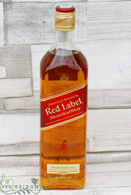 Virágküldés Budapest - Johnnie Walker red label whisky 0.7l