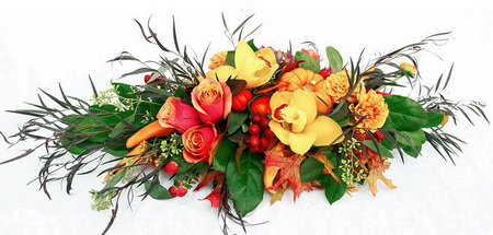flower delivery Budapest - autumn arrangement (35cm)