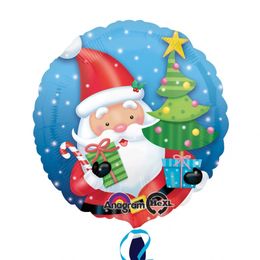 flower delivery Budapest - balloon on a stick, Santa (45cm)