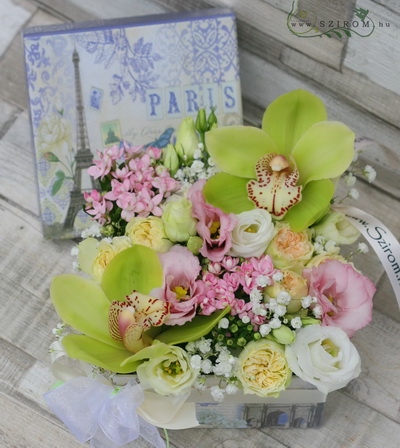 flower delivery Budapest - soft ellegance box (11 stems)