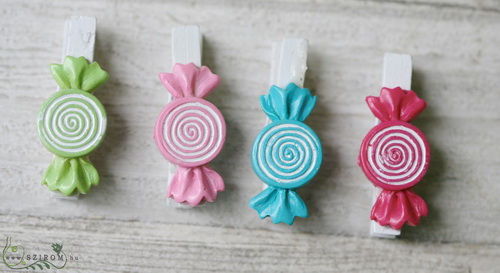 flower delivery Budapest - Candy clip (1 pc, 4,5 cm)
