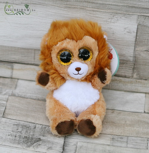 flower delivery Budapest - Plush lion with big eyes (15 cm )