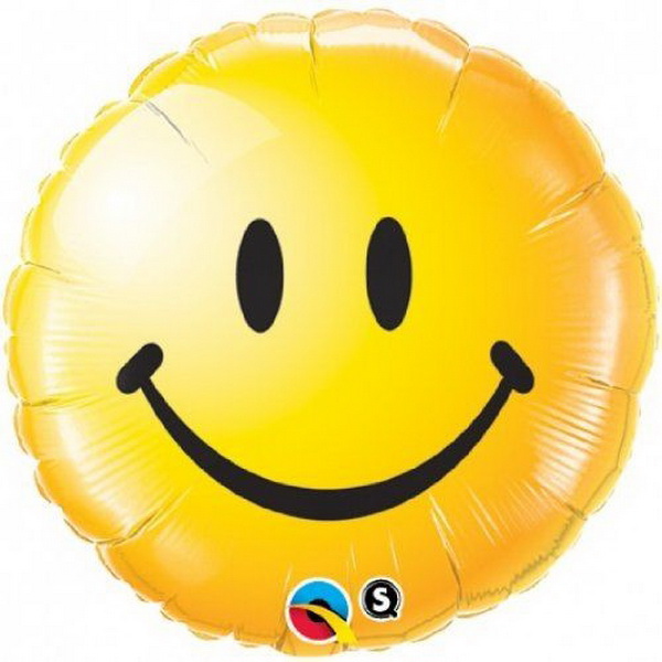 flower delivery Budapest - Smiley balloon (45 cm)